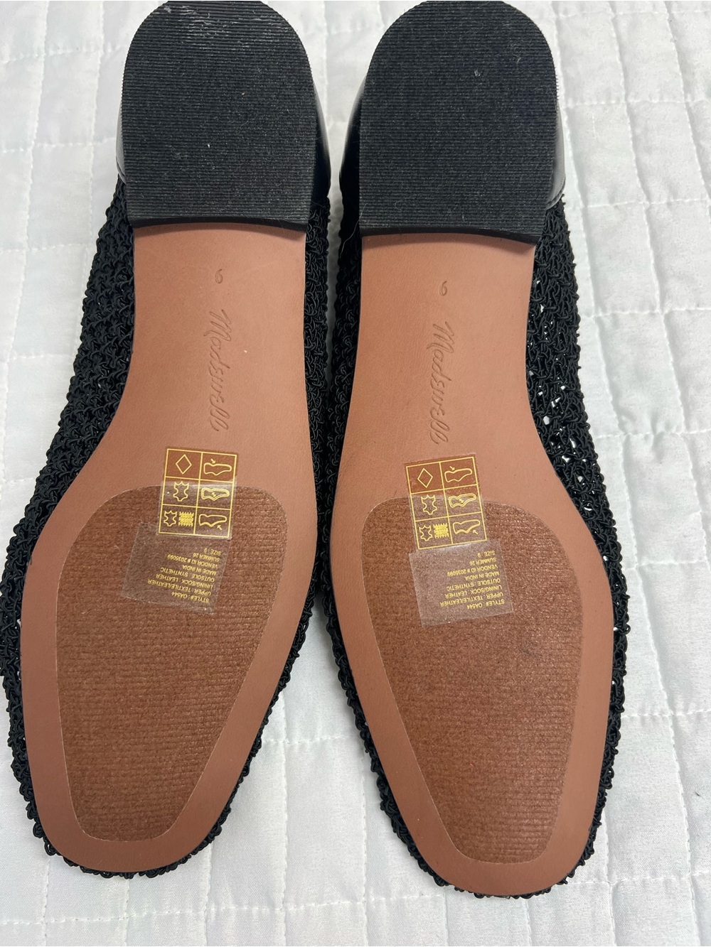 Madewell The Mylie Ballet Flat in True Black Size 9 NWOB - Picture 9 of 10